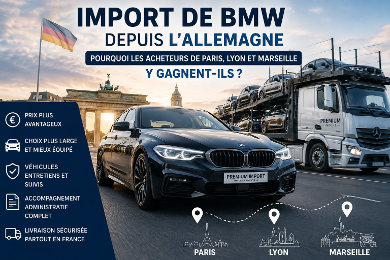 Import de BMW depuis l'Allemagne : pourquoi les acheteurs de Paris, Lyon et Marseille y gagnent-ils ?